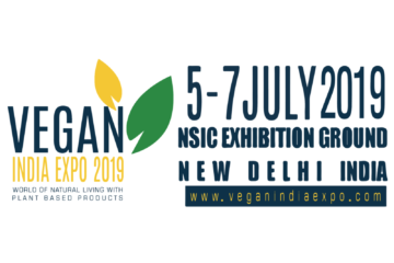 Vegan India Expo 2019 logo with white background