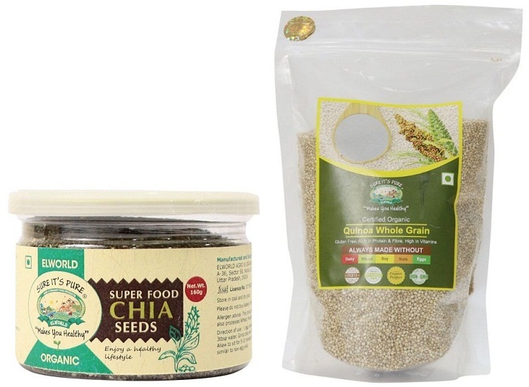 Organic quinoa whole grain & organic chia seeds by Elworld Organic-4-5