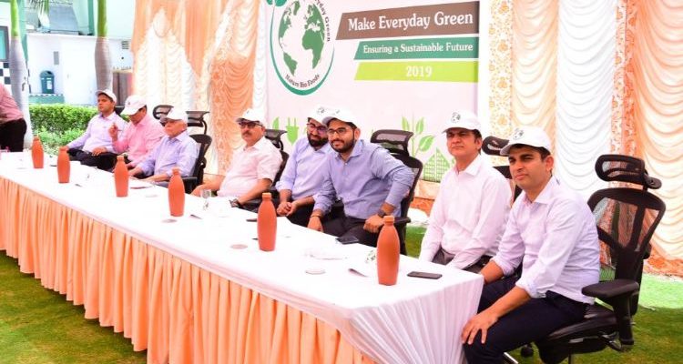 Executives from Rabo Equity Advisors, Directors of Nature Bio Foods and Joint MD, LT Foods at Nature Bio Foods' ‘Make Every Day Green Initiative’