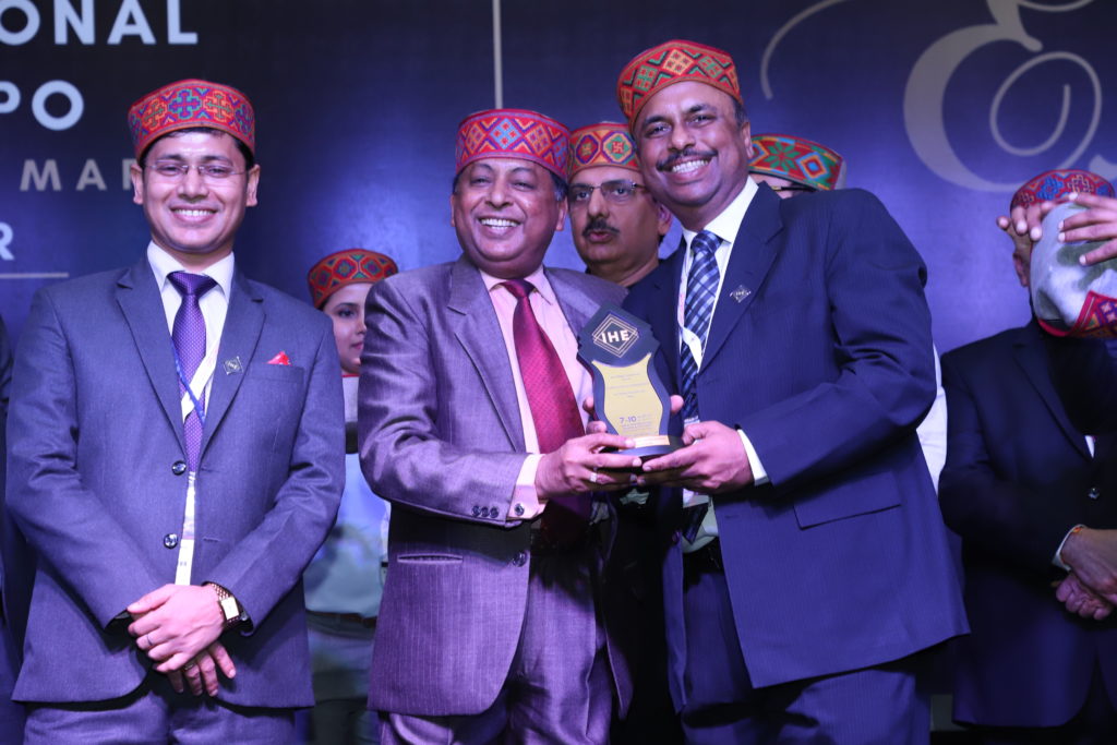 Officials of Himachal Pradesh's tourism department at IHE 2019