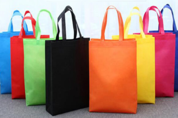 Non woven bags are made of plastic