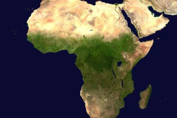 Africa aerial shot
