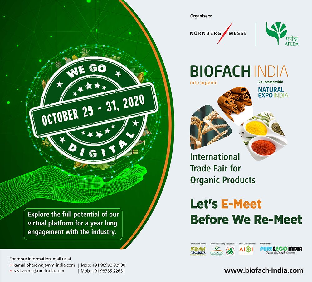 Digital Biofach India 2020- Pure & Eco India