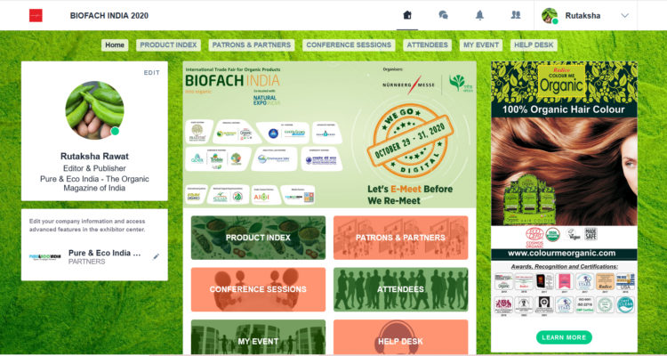 Digital BIOFACH INDIA layout - Pure & Eco India