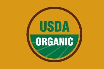 USDA NOP logo on mustard yellow background-Pure & Eco India