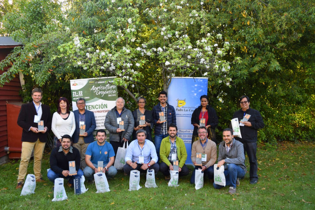 At the 2nd International Organic Agriculture Seminar (2019), Temuco, Chile
