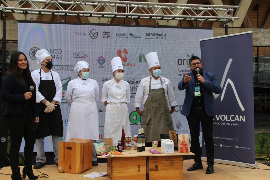 Organic food chefs at AgriExpo Orgánico Latinoamérica 2021