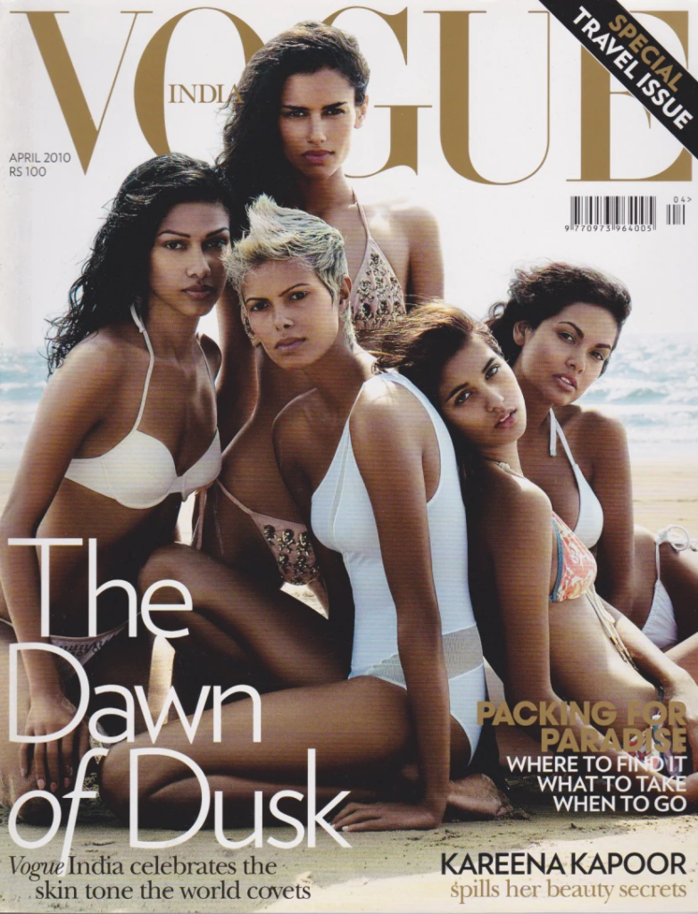 Vogue India cover featuring Tinu Verghis-source www.magazine.canteen.com
