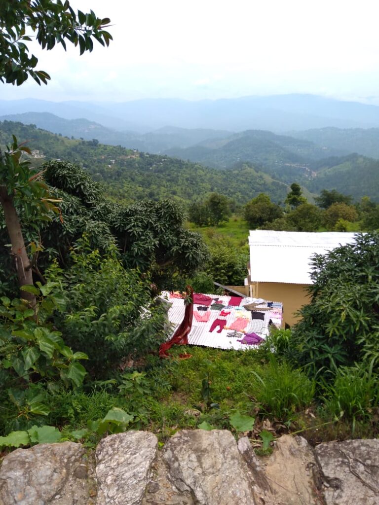 Valley view from the village homestay in Ganoli-Pure & Eco India